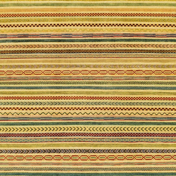 Ahgly Company Indoor Square Abstract Light Brown Abstract Area Rugs, 4' Square