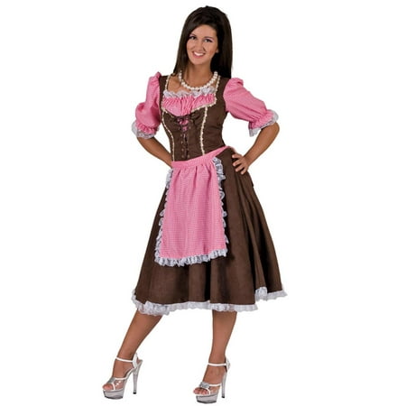 Ladies Alps Away Oktoberfest Costume (Extra