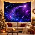 thumbnail image 3 of Bright Star With Cosmic Arc Against Dark Space, Mystical Celestial Art for Space Lovers, Cosmic Wall Decor, Housewarming Gift, Tapestry Wall Hanging for Bedroom and Dorm, 3 of 7