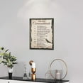 thumbnail image 3 of 10 Commandments Wall Art Vintage Ten Commandments Pictures Wall Decor Christian Bible Verses Quotes Bald Eagle Canvas Painting Print Religious Scripture Artwork Framed for Living Room Bedroom 12"x16", 3 of 6