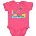 thumbnail image 3 of Inktastic Cute Frogs in a Umbrella with Boots Boys or Girls Baby Bodysuit, 3 of 5