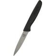 thumbnail image 1 of Black Kitchen Knife - 4” Steak and Vegetable Knife - Razor Sharp Pointed Tip, Straight Edge - Color Coded Kitchen Tools by The Kosher Cook, 1 of 5