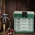 thumbnail image 4 of Wakeman Plastic 4-Drawer Tackle Box Organizer for Fishing and Crafts, Green, 4 of 8