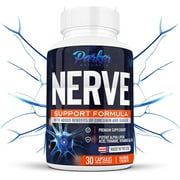 Parker Naturals Nerve Support Supplement with Alpha Lipoic Acid 600mg, Thiamine, Curcumin, Ginger Root, and Vitamin B6, B12 | Neuro Health Supplement, 30 Capsules
