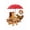Brown-1, variant on XC  Squirrel Feeder Picnic Table With Umbrella, Wooden Squirrel Feeders For Outside, Chipmunk Feeder With Corn Cob Holder, Solid Structure, Wood