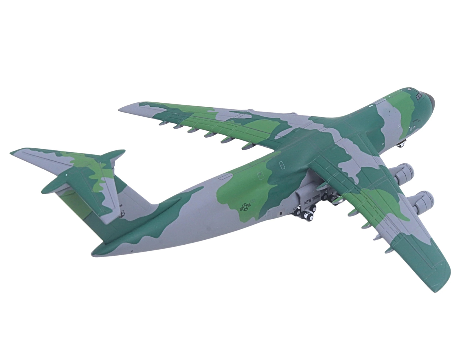 Lockheed C-5M Super Galaxy Transport Aircraft "NY Air National Guard" US Air Force Camouflage 1/400 Diecast Model by GeminiJets