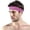 Pink, variant on AJGRHE Performance -Wicking Running Headband Non- Workout Band Adjustable Sport Sweat Control Headwear for Gym Fitness Training Elastic Comfortable Breathable Secure Stay-Put Yellow