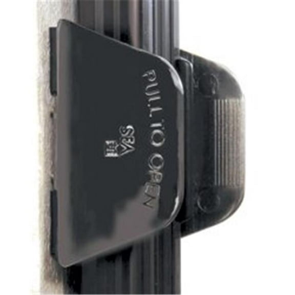 Shower Enclosures  Mirror Door Travel Latch, Black