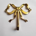 thumbnail image 5 of Bow Hook Single Hanger Gold Coat Hooks Bow Shaped Wall Hook Wall Hanging Coat Hook Bathroom Wall Gold brass, 5 of 5