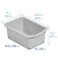 thumbnail image 2 of Scoop Front Storage Bins, 2 of 9