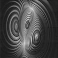 thumbnail image 1 of Ahgly Tapis d'Intérieur Lavable en Machine Carré Transitionnel Gris Minuit, 7 Pieds Carré, 1 of 7