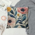 thumbnail image 2 of SHERONV Outdoor Patio Throw Pillow Cover Watercolor Botanical Floral Farmhouse Décor Outside Furniture Swing Seat Bench Chair Decorative Cushion Cases  Deep Seat Bed Couch Sofa 22x22in, 2 of 5