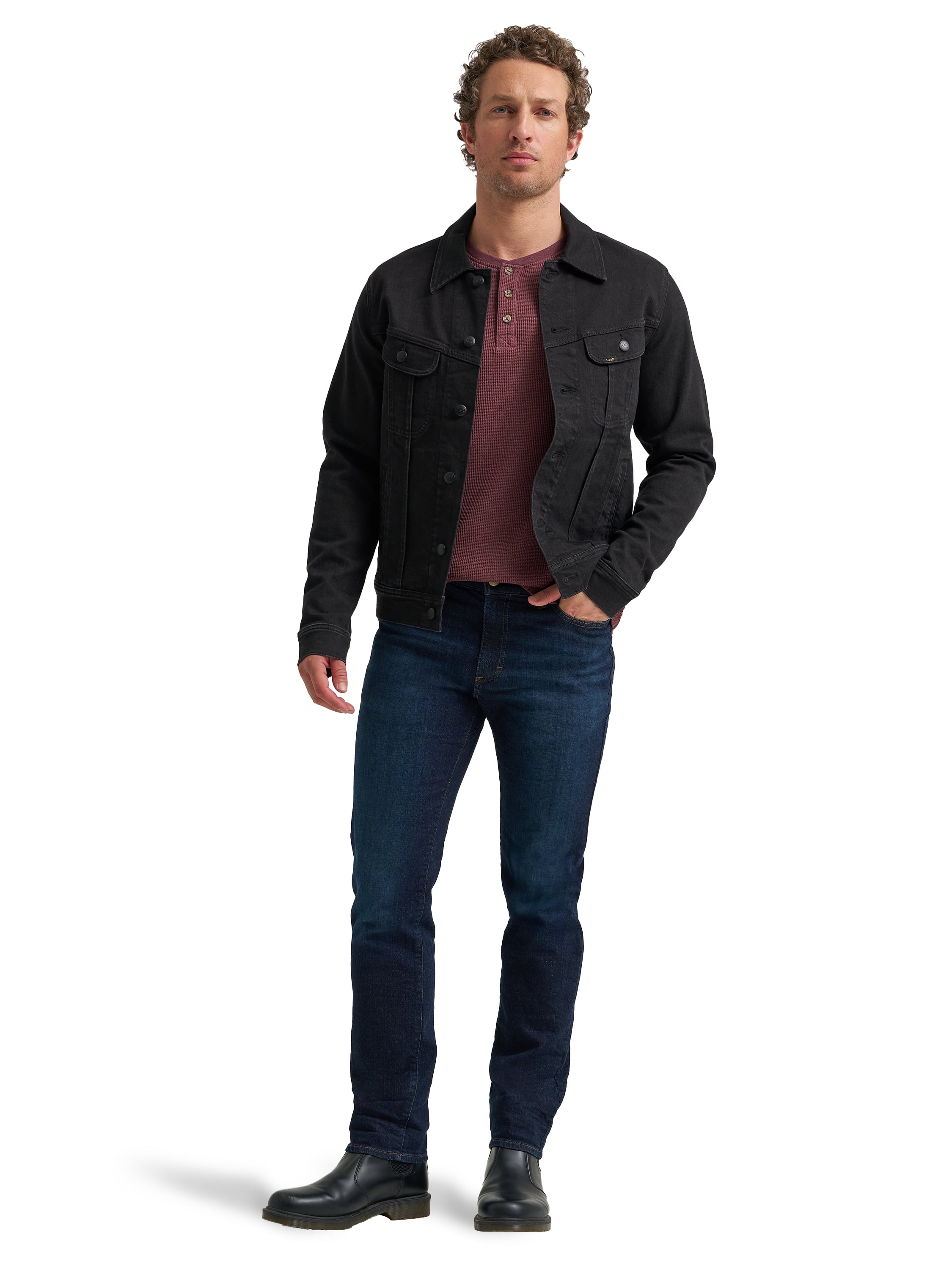 Lee® Men's Slim Straight Denim Jeans with Stretch