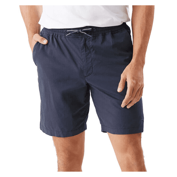 Tommy Bahama Oceanside Poplin Pull-On Mens Shorts Ocean Deep Small