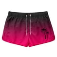 thumbnail image 3 of Short de Bain Homme / Été Sportif Plage Décontracté Voyage Polyester Dégradé Imprimé, 3 of 3