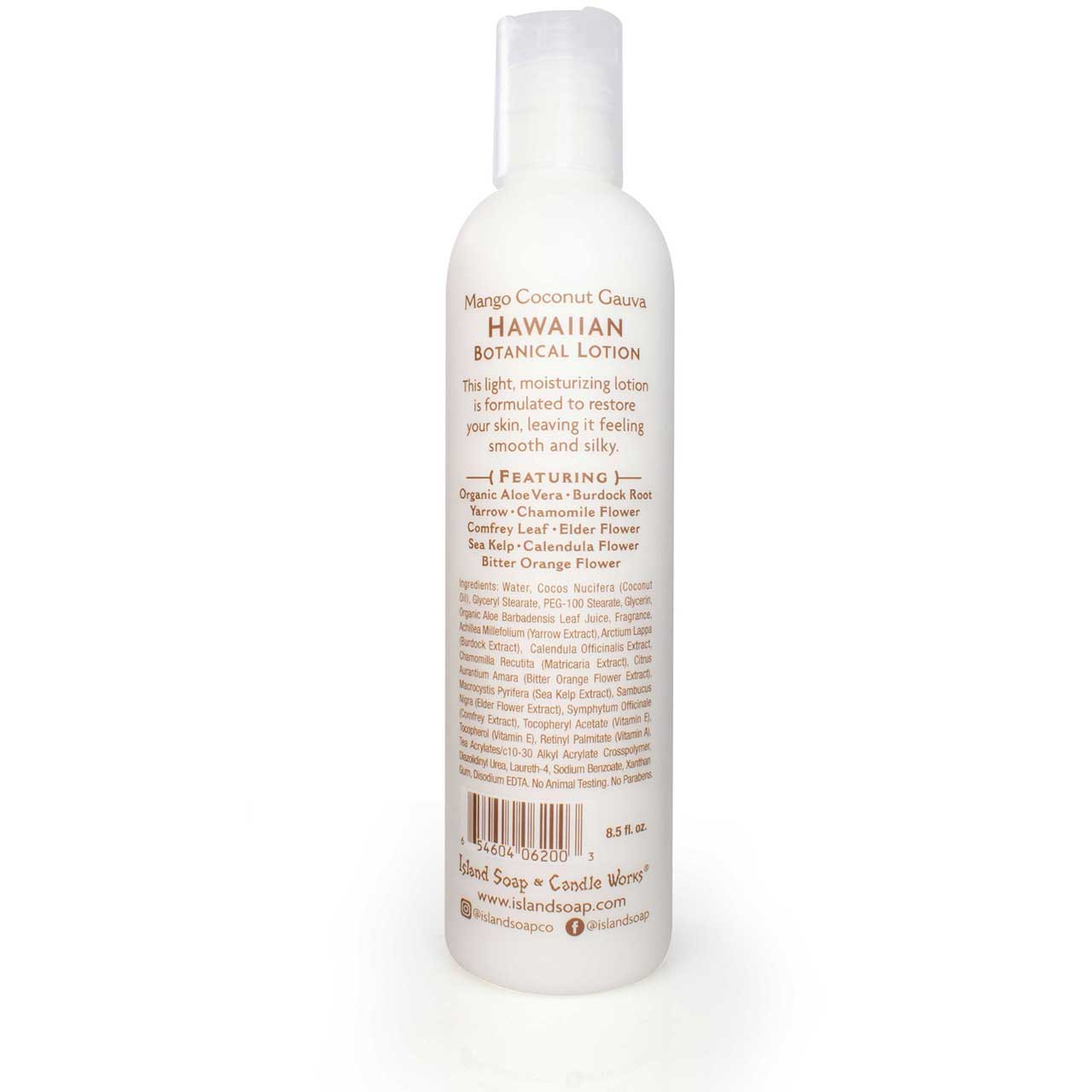 8.5 oz. Mango Coconut Guava Botanical lotion