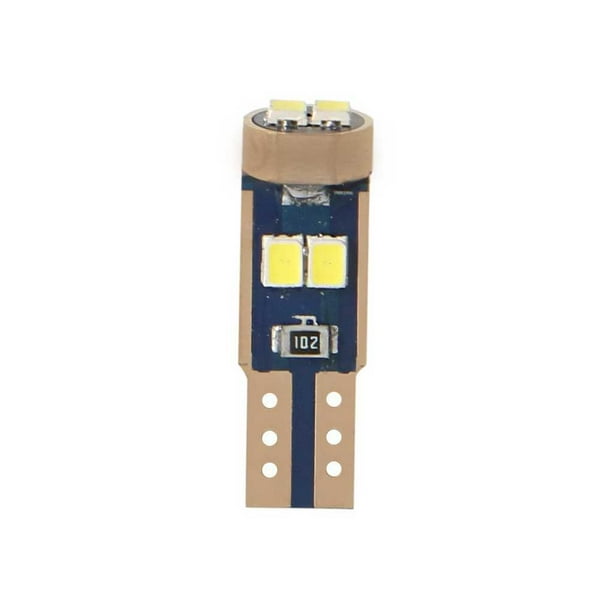 Kenally Panel de luz para salpicadero de coche, repuesto de bombilla de lectura automotriz, iluminación brillante para matrícula, 10 piezas Bombillas para automóviles Kenally VI018385-00