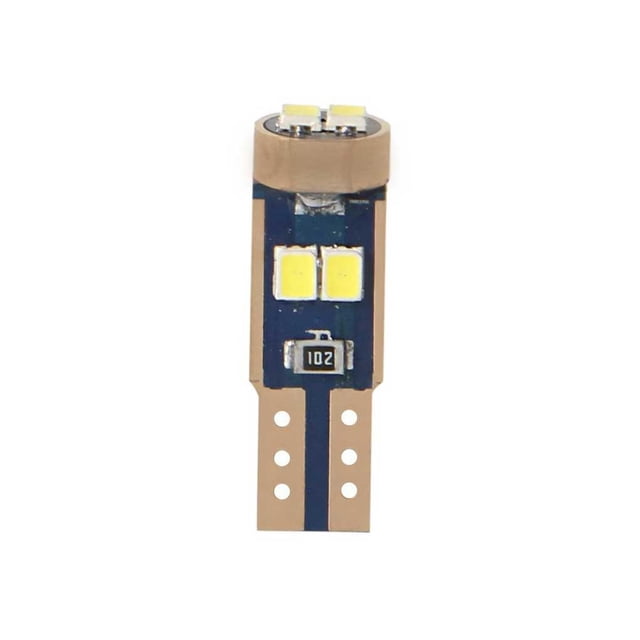 Kenally Panel de luz para salpicadero de coche, repuesto de bombilla de lectura automotriz, iluminación brillante para matrícula, 10 piezas Bombillas para automóviles Kenally VI018385-00