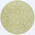 thumbnail image 4 of JONATHAN Y SANTA MONICA 5' Round Area Rug, Tela Bohemian Textured Weave Floral - Green/Cream, SMB100D-5R, 4 of 8
