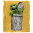 thumbnail image 1 of Sesame Street Painted Oscar The Grouch Blanket, 1 of 7