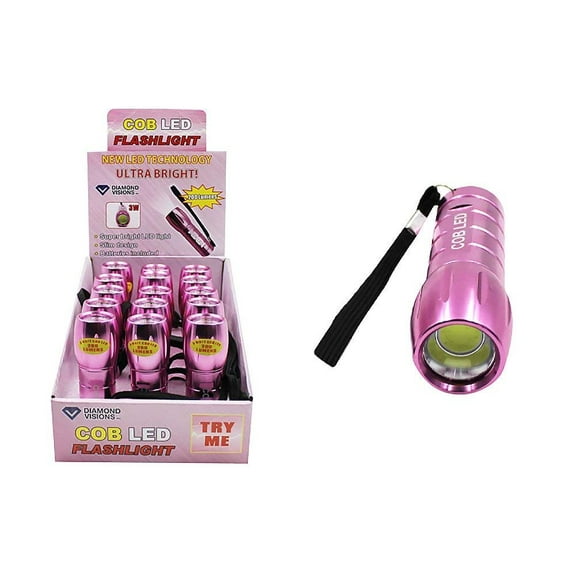 Diamond Visions 08-1710 COB LED Pink Flashlight 1 Flashlight