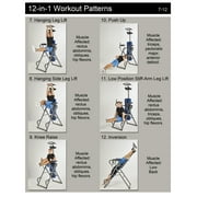 Innova ITP1000 12-in-1 Inversion Table with Power Tower Workout Station