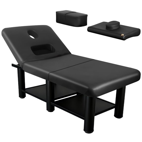 Spa Bed, Tattoo Bed, Portable Massage Table, Facial Bed, Esthetician Bed, Beauty Bed, Height Adjustable Support 1150lbs with Non-Woven Bag, for Treatment