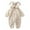Beige, variant on Esaierr Newborn Baby Girls Boys Rompers Ear Hooded Jumpsuit Fleece Snowsuit Jumpsuit Zipper Winter Coat Warm Cartoon Outfits for 0-2Y