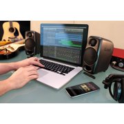 IK Multimedia iLoud Micro Monitor Portable Bluetooth Speaker, Black 2 Pack