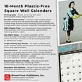 thumbnail image 6 of Banksy's Graffiti Official 2025 12 X 24 Inch Monthly Square Wall Calendar Plastic-Free (Wall), 6 of 9