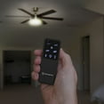 thumbnail image 2 of Westinghouse Lighting 7787900 Accessory - 4.33 Inch Ceiling Fan and Light Remote Control with Backlit Display Black  Black Finish, 2 of 7
