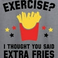 thumbnail image 3 of CafePress - Exercise? Sweatshirt - Crew Neck Sweatshirt, 3 of 4