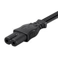 thumbnail image 3 of Monoprice 15ft 18AWG AC Power Cord Cable w/o Polarized, 10A (NEMA 1-15P to IEC-320-C7), 3 of 6