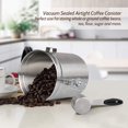 thumbnail image 3 of Airtight Coffee Canister Stainless Steel Container Coffee Ground Vault Jar with Valve for Kitchen New, 3 of 5