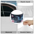 thumbnail image 6 of Uorisanigo Butterfly Floral Hood Covers Washable Quick Dry Car Hood Cover Portable Polyester Hood Wrap Blanket Suitable for Auto Car Truck, Van, SUV, Pickup Gift for Holiday, 6 of 7