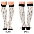thumbnail image 4 of FORMRS Womens Knee High Socks Casual Long Thick Travel Daily Wear, 1 Pair, Cartoon Ice Cream Pattern, 4 of 6