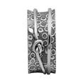 thumbnail image 2 of Love Knot Texture Design Meditation Anxiety 925 Silver Spinner Unisex Band, 2 of 3