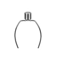 thumbnail image 5 of 25" Gray and Silver Ceramic Cylinder Table Lamp With Gray Drum Shade, 5 of 5