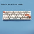 thumbnail image 4 of 128pcs PBT Keycap XDA Profile Dye-Sub English Japanese Personalized Keycaps For Cherry MX Switch Gaming Mechanical Keyboard, 4 of 8