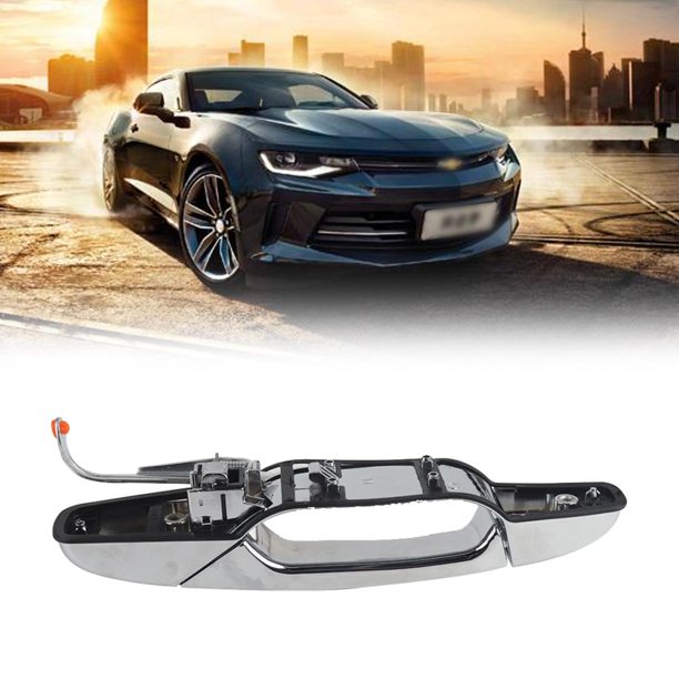 Manija De Puerta Exterior Cromada Manija De Puerta Exterior Delantera Trasera Izquierda Y Derecha Manija De Puerta Exterior Compatible Con Chevrolet/Gmc 25960522 Serendint VI012323-02