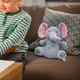 thumbnail image 2 of Calming Elephant Breathing Sleep Buddy, Portable Plush Baby Toy, 2 of 5