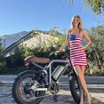 thumbnail image 2 of MG-L 1500W Peak Electric Bike for Adults, 20" Fat Tire E-Mountain Bikes, 48V 15Ah 7-Speed Ebike UL2849, 2 of 10