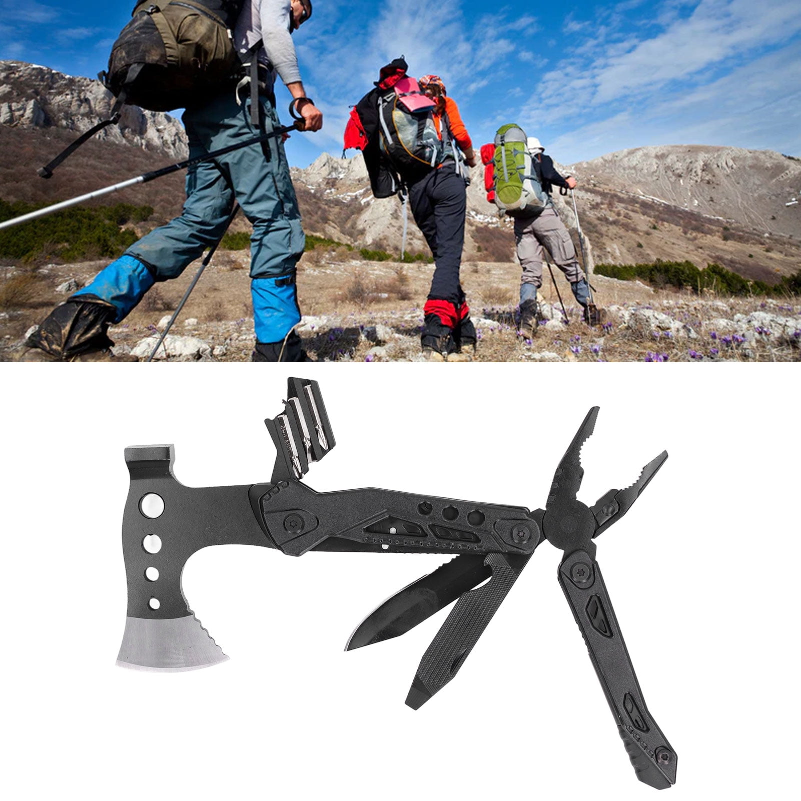 Axe Multifonction De Survie En Plein Air,1 Pièce,Axe De Sécurité Feu