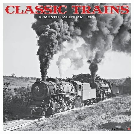 Classic Trains 2026 Wall Calendar, (Paperback)