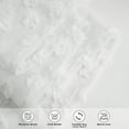 thumbnail image 4 of DriftAway  Olivia White Voile Chiffon Sheer Window Curtain Panel Pair Off-White 52"widthx95"length 96 Inches, 4 of 5
