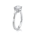thumbnail image 3 of Oryn Jewel 14K White Gold Over Rings - 1.5 Ct Round Cut White Diamond Bands - Engagement Wedding Diamond Bands On Clearance - Special Occasion Band Women's - Proposal Delicate Rings for Her, 3 of 6