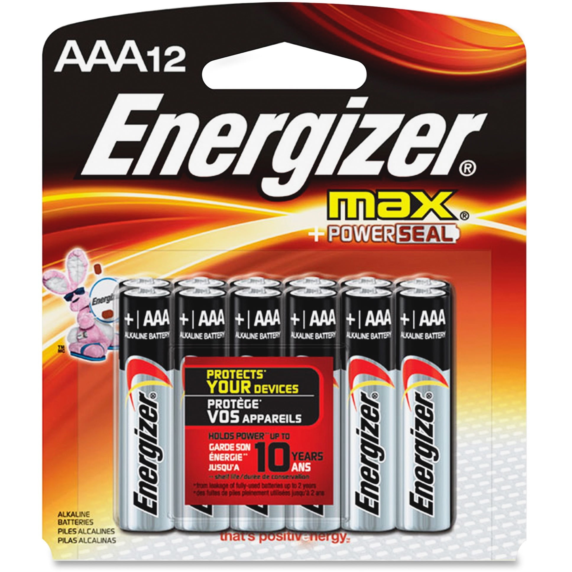 MAX Alkaline AAA Batteries 1.5V, 12/Pack