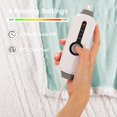 thumbnail image 4 of TEMOGU-Electric Throw Heated Blanket 50'' x 60''- Soft Plush Flannel Heating Blanket with 4 Heating Level & 3 Hour Auto Off, Machine Washable, Aqua Green, 4 of 4