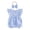 Blue, variant on WNVMWI Newborn Plaid Ruffle Sleeve Bodysuit Baby Girls Cute Romper with Bow Headband Infants Sleeveless Onesie 6-12 Months Beige