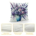 thumbnail image 4 of Creowell  Home Sweet Home Lavender Purple Throw Pillow Covers,  Spring Summer Seasonal Decorations for Home, 4 of 5